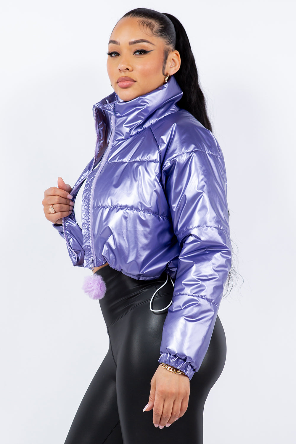 OP-230624 CROPPED PUFFER JACKET 6 PCS 2/S 2/M 2/L