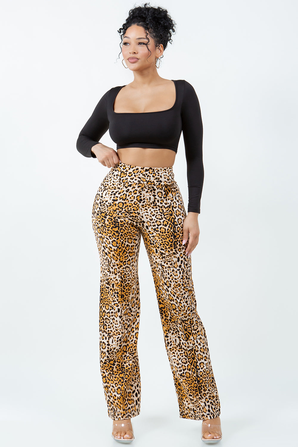 G-379 ANIMAL PRINT PANTS 6 PIECES 2/S 2/M 2/L