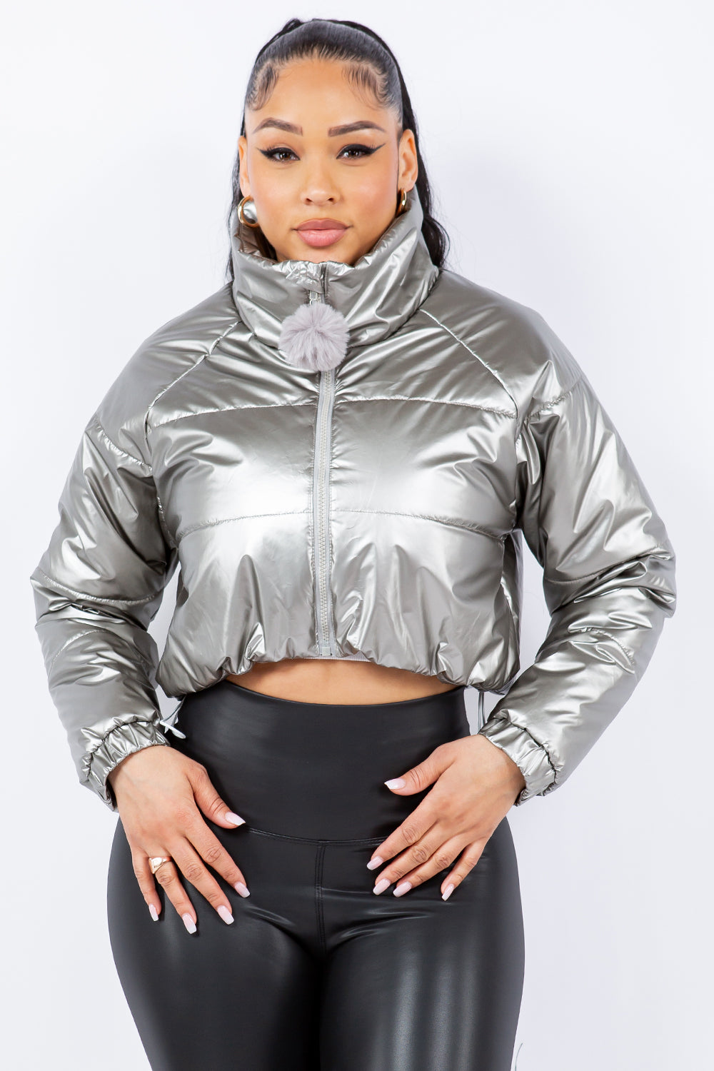 OP-230624 CROPPED PUFFER JACKET 6 PCS 2/S 2/M 2/L