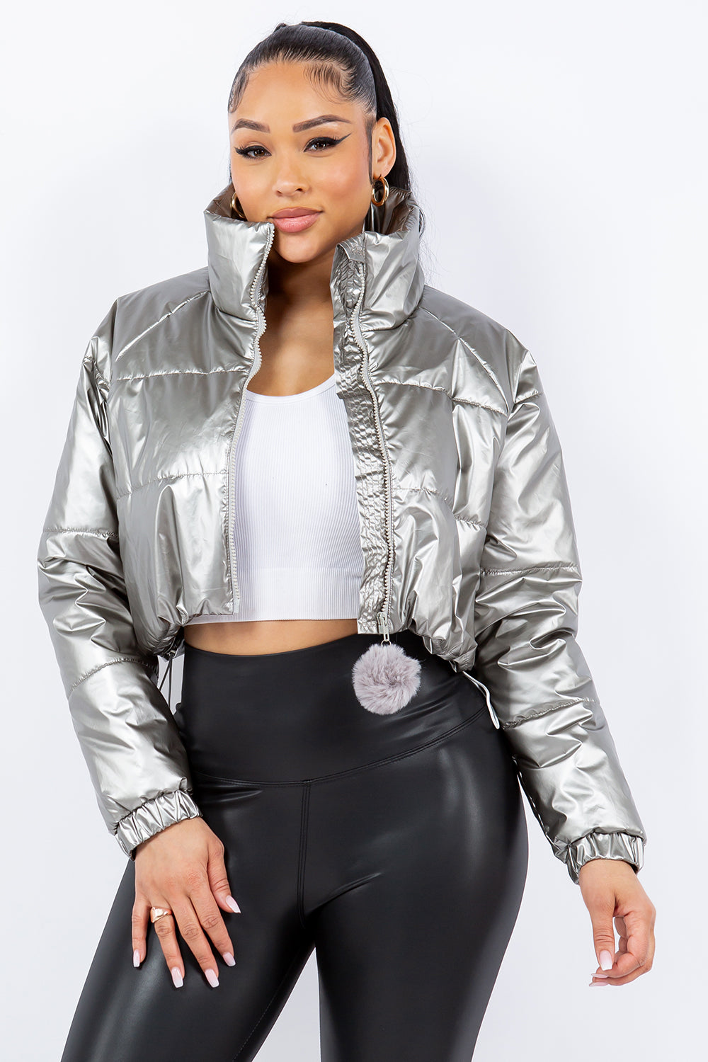 OP-230624 CROPPED PUFFER JACKET 6 PCS 2/S 2/M 2/L