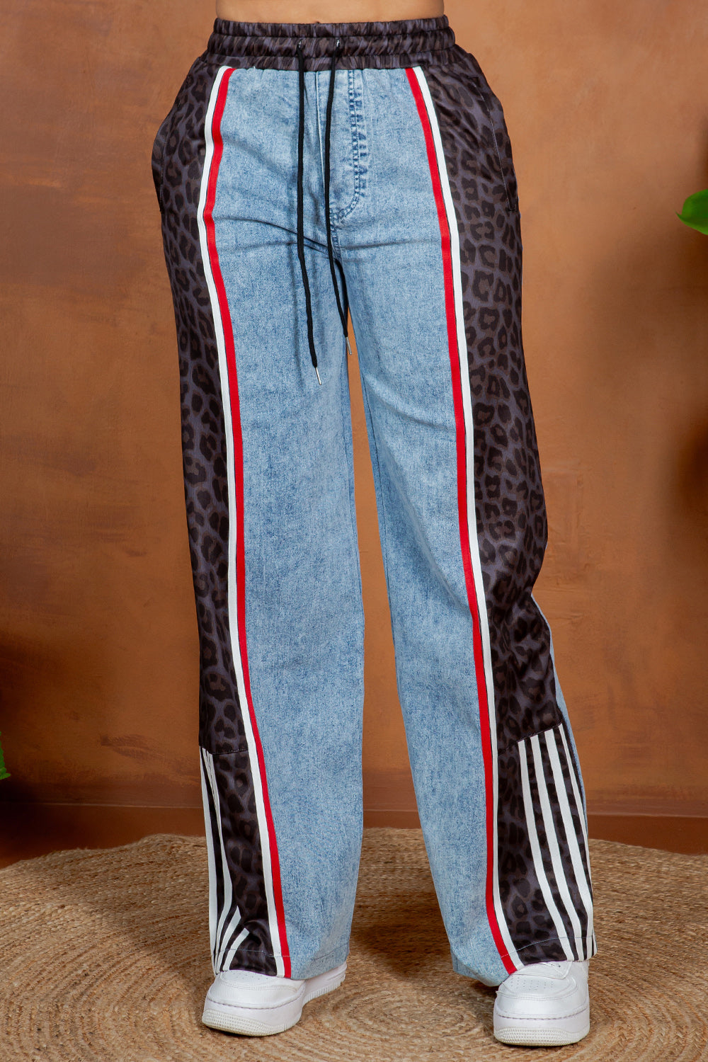 OP-240901 ANIMAL PRINT BLUE JEANS 6 PIECES 2/S 2/M 2/L