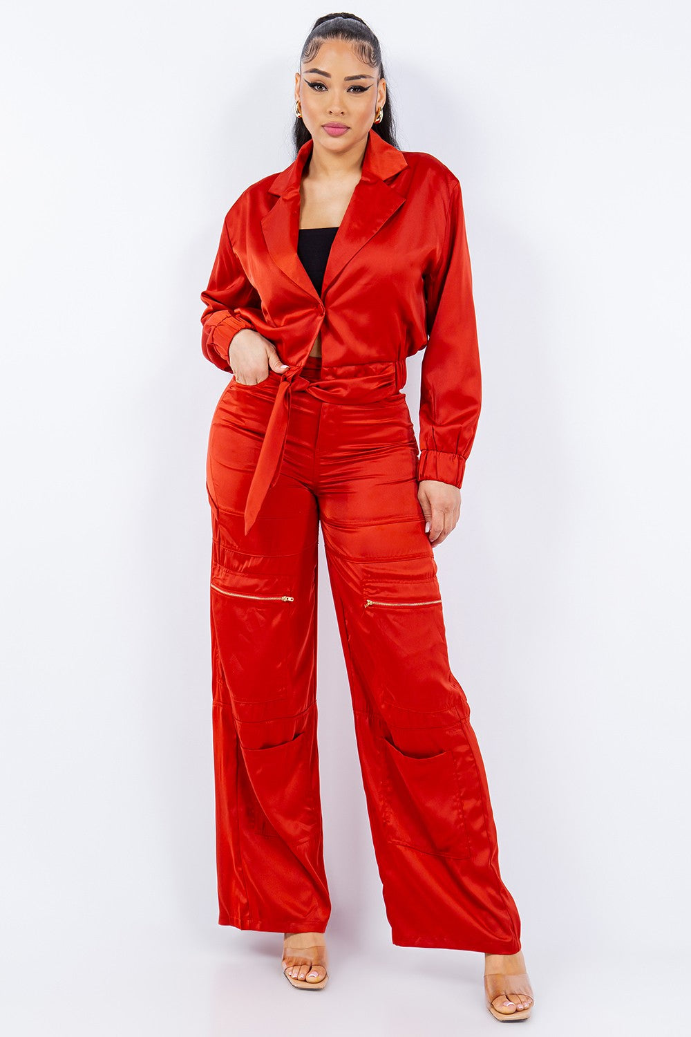 OP-230635 JACKET AND CARGO PANTS SET 6 PIECES 2/S 2/M 2/L