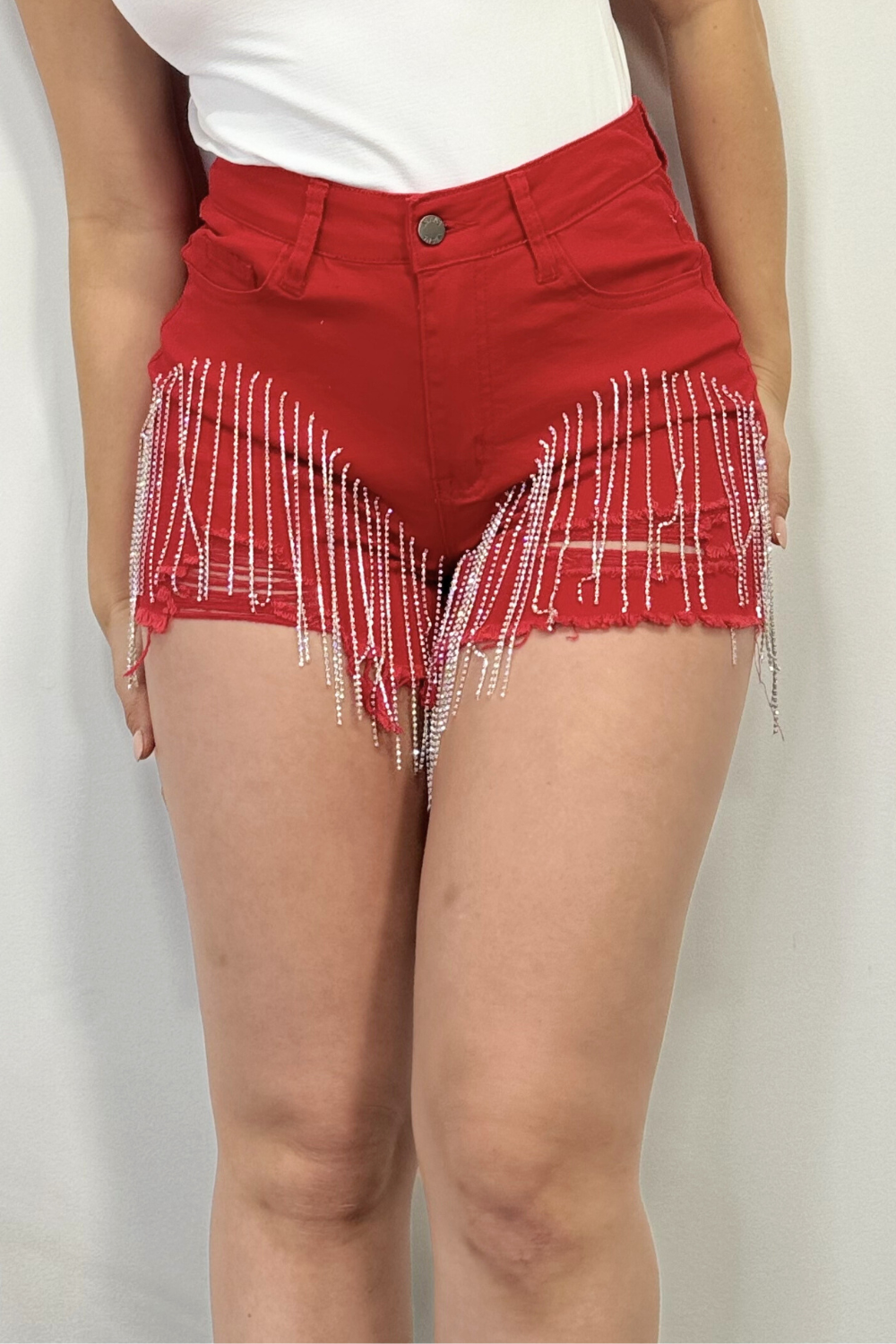 OP-240107 EMBELLISHED DENIM SHORT 6 PIECES 2/S 2/M 2/L