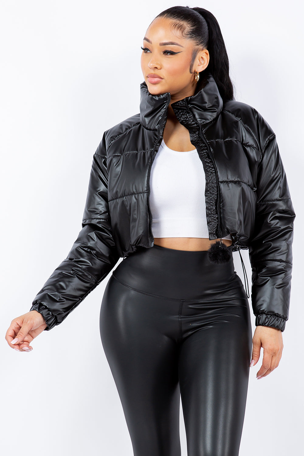 OP-230624 CROPPED PUFFER JACKET 6 PCS 2/S 2/M 2/L