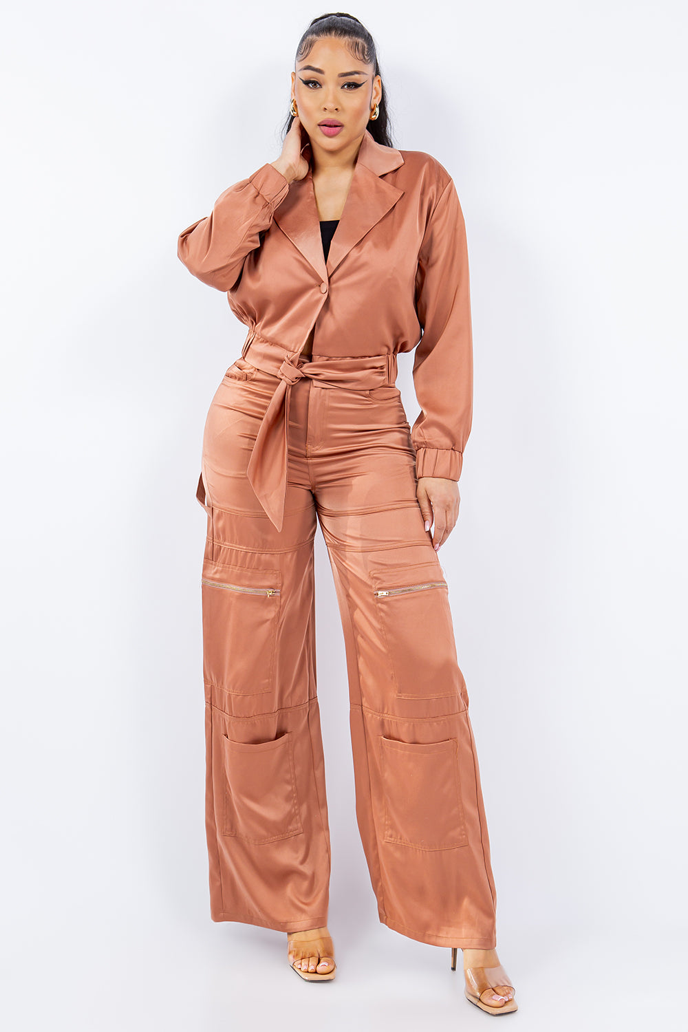 OP-230635 JACKET AND CARGO PANTS SET 6 PIECES 2/S 2/M 2/L