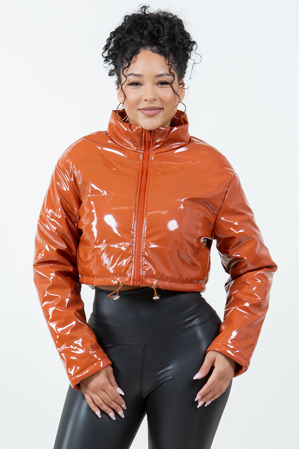OP-014 CROPPED PUFFER JACKET 4 PIECES 1/S 1/M 1/L 1/XL