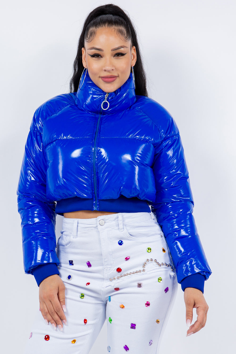 OP-230625 CROPPED PUFFER JACKET  6 PIECES 2/S 2/M 2/L