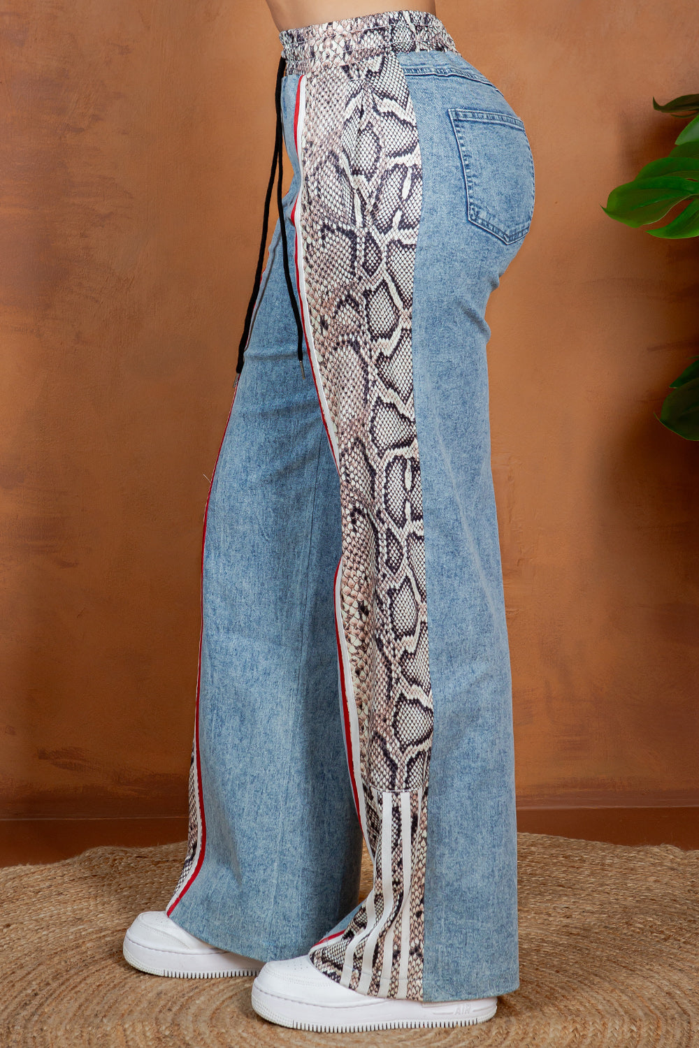 OP-240901 ANIMAL PRINT BLUE JEANS 6 PIECES 2/S 2/M 2/L