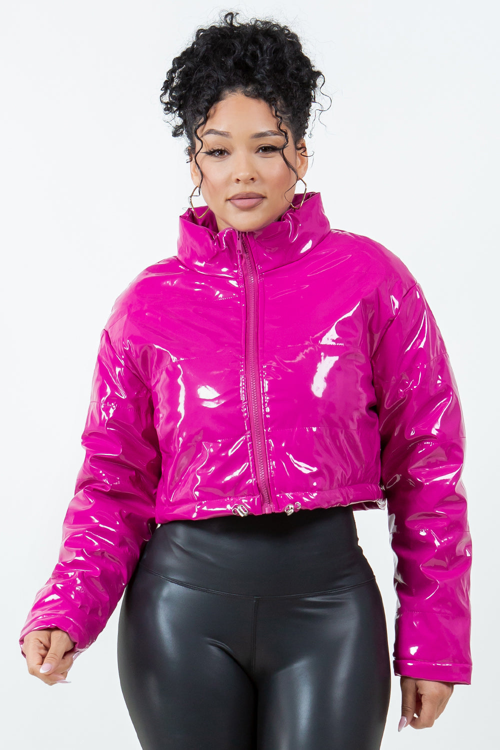 OP-014 CROPPED PUFFER JACKET 4 PIECES 1/S 1/M 1/L 1/XL
